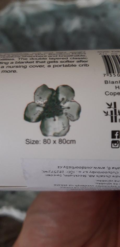 Bambusova deka z mušelínu elodie details,