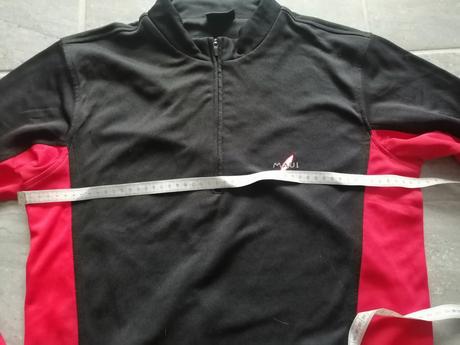 Čierno červená mikina maui vl, l