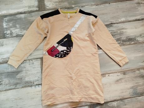 Mikinové šaty s aplikáciou 158, coccodrillo,158