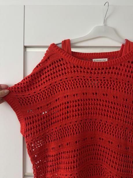 Hačkovany svetrik+top, f&f,38