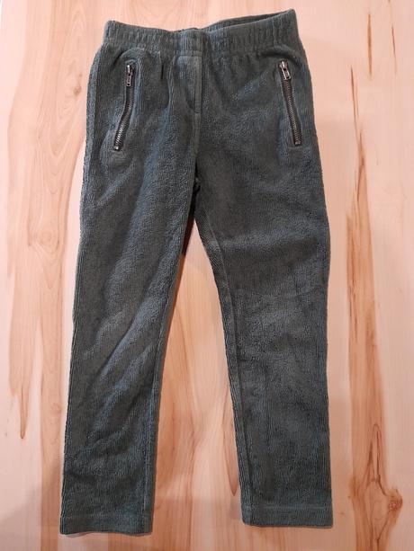 Zelené menšestrové nohavice, lupilu,98