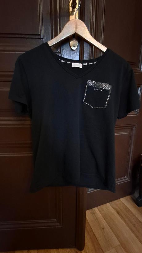 Čierne tričko liu jo - s, liu jo,s