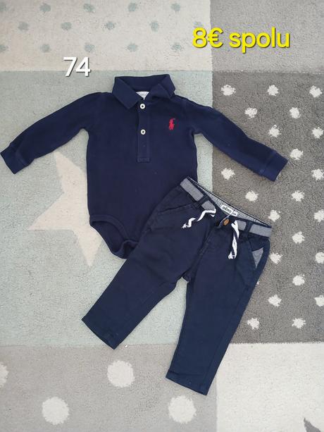 Spolocensky set 74 - polokosela, nohavice, ralph lauren,74