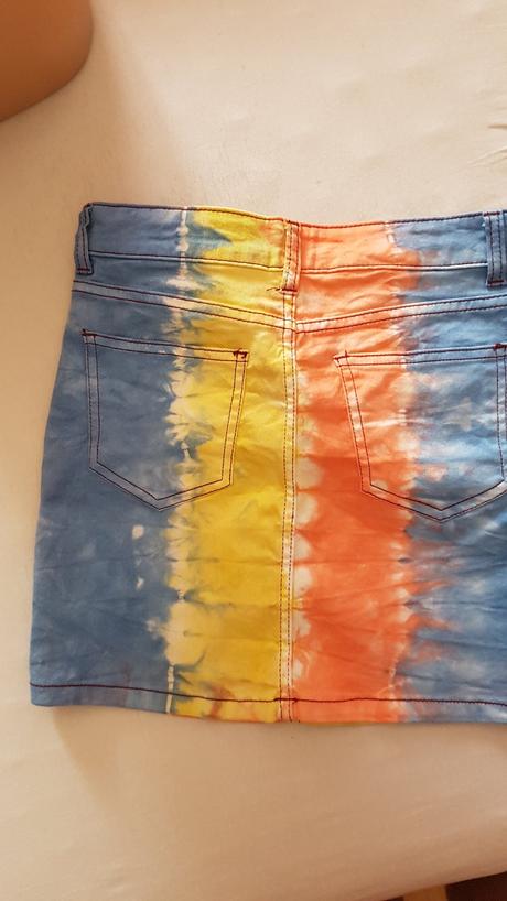 Riflova minisukna, denim,m