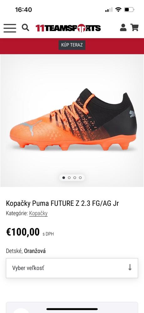 Kopačky puma future originál, puma,36