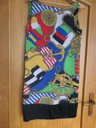 Love moschino luxusne letne damske saty vel. m/l, moschino,m