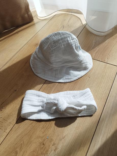 Klobúk+čelenka na leto, veľkosť 80, new baby,80