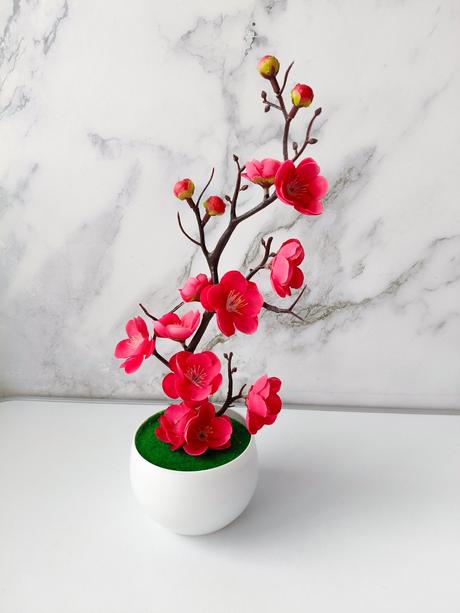 Umelá orchidea ružová kvet,