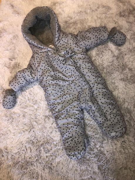 Overal na zimu s rukavičkami, babaluno,62