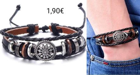 Pánske náramky a retiazky (cena na foto), 