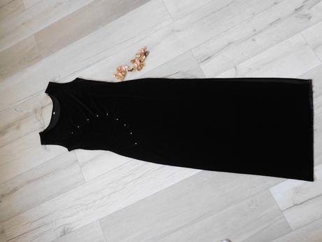 Šaty zamatové pružné elegantné 38v,, 38