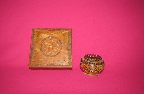 Drevené retro krabičky, 