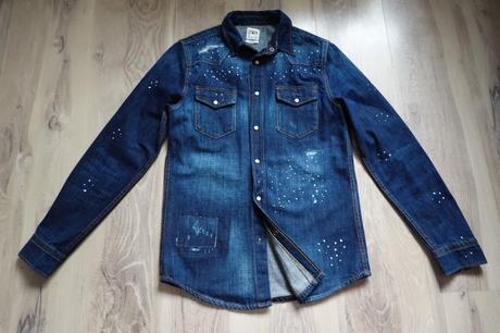Dlhšia riflová košelobunda zara relaxed fit, zara,s
