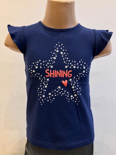 Dievčenské tričko s hviezdičkami a nápisom (92), fagottino,92