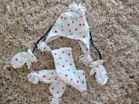 Set čiapka, šál a rukavičky, kids,68