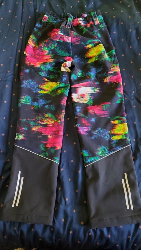 Softshelove nohavice, lotto,140