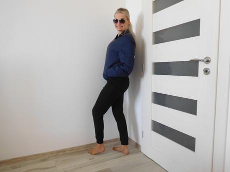 Jack jones s, modrá bunda dámska oversize, s