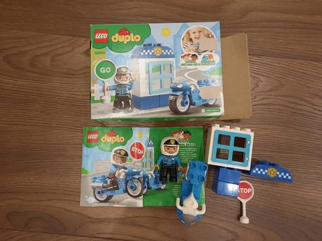 Lego duplo policajna motorka, 