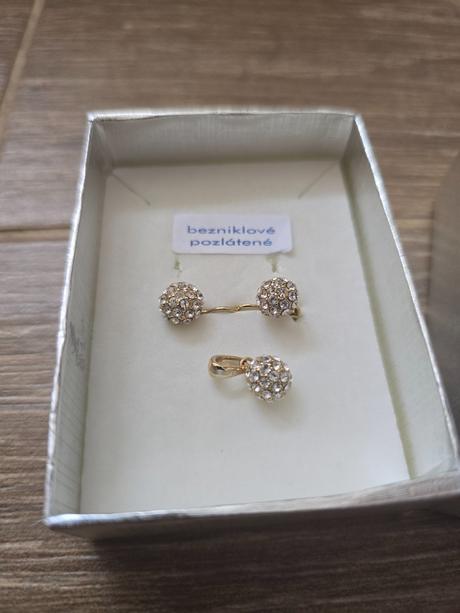 Súprava pozlátená, 