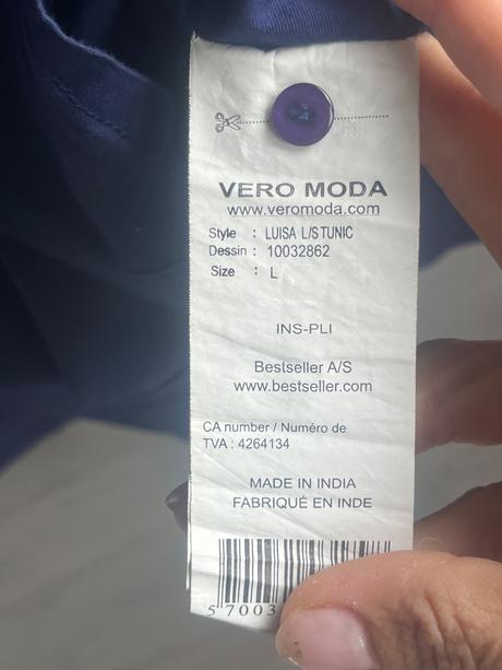 Štýlová tunika vero moda, vero moda,s