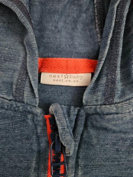 Modrá akoby riflová bundička next 68, next,68
