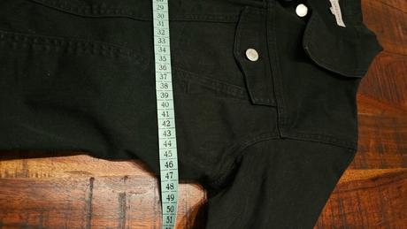 Čierna rifľová bunda, terranova,l