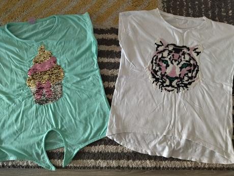 Tričko s flitrami yfk 146/152, 146