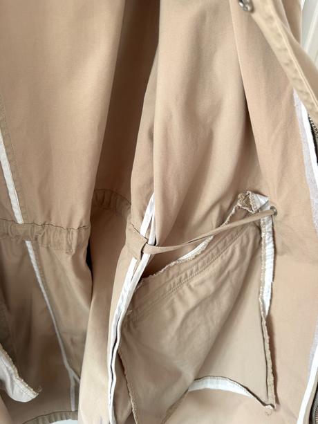 Štýlový bavlnený parka škandinávsky dizajn, m