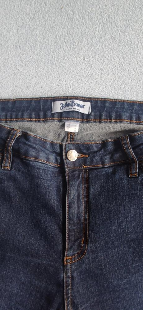 Dámske elastické rifle, veľ. 44, bonprix,44