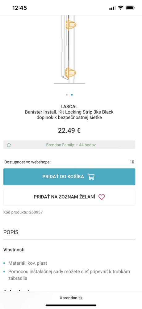 Textilna zabrana lascal vratane uchytov, 