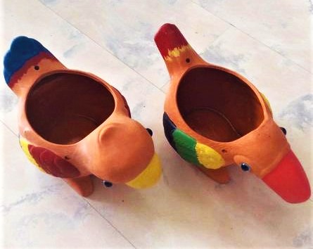 Terakotové záhradné kvetináče, 