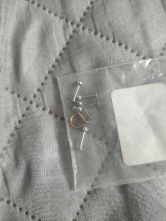 Piercingy chirurgická oceľ 1,2mm,