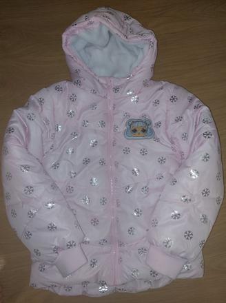 Zimna bunda l.o.l. pre 10-ročné dievčatko, 134