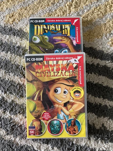 Pc cd-rom mayská civilizácia a dinosaury, 