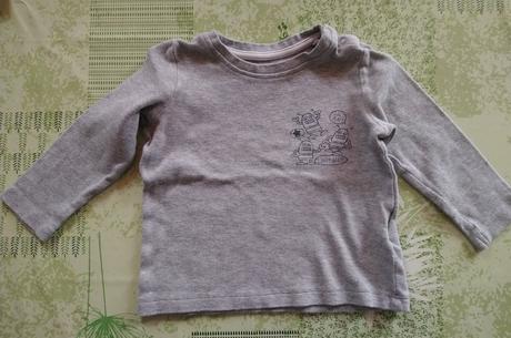 Sivé tričko s motívom, lupilu, 86-92 cm, lupilu,92