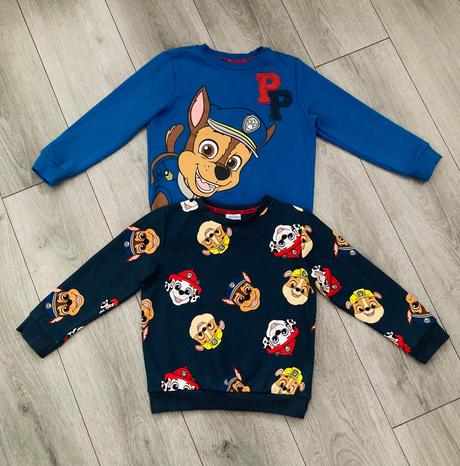 2x paw patrol mikina veľ. 122, f&f,122