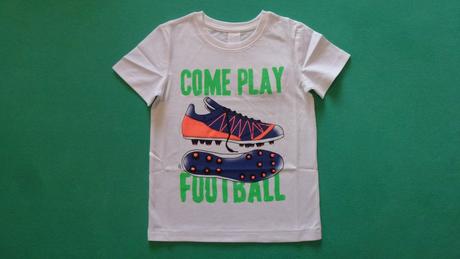 Tričko kr kopačky, palomino,122