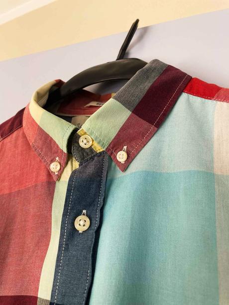 Vkusná pestrá košeľa m/l, h&m,l