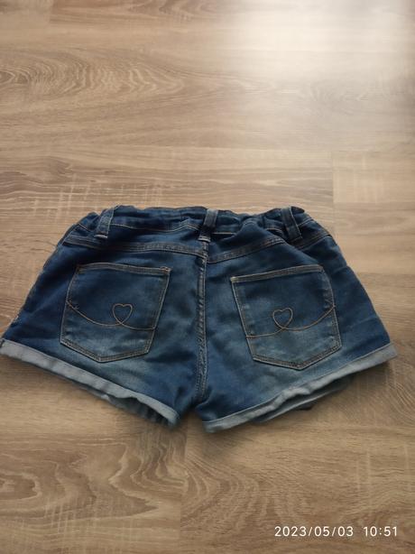 Riflové kraťasy, denim co,158