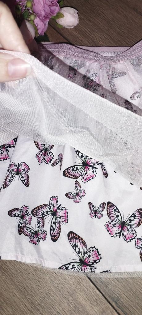 Motýlikova sukňa 98/104, h&m,104