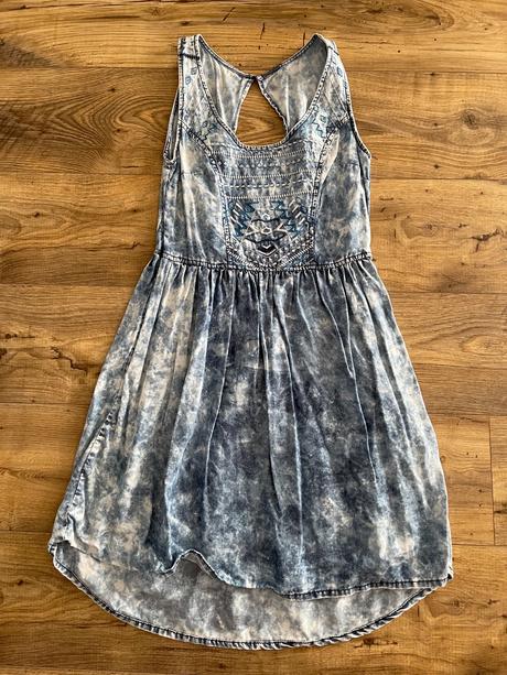 Rifľove šaty, denim,xs