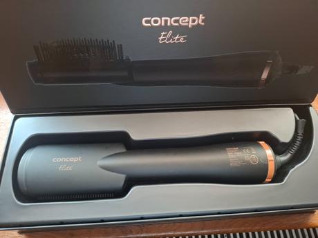 Žehliaca kefa concept elite vh6040 čierny/bronzový, 