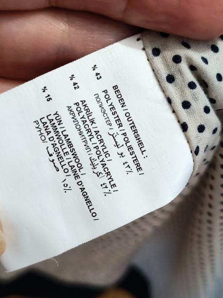 Prechodný vlnený kabát, s