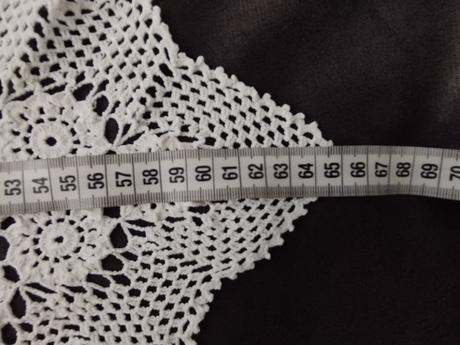 Biely háčkovaný obrus/háčkovaná dečka 2,