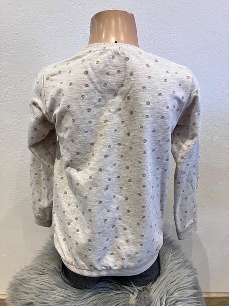 Dievčenská bodkovaná mikina breeze, 122