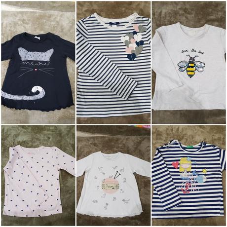 Dievčenské tričká, zara,116