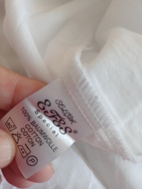 Biele letné šaty bavlna, 46