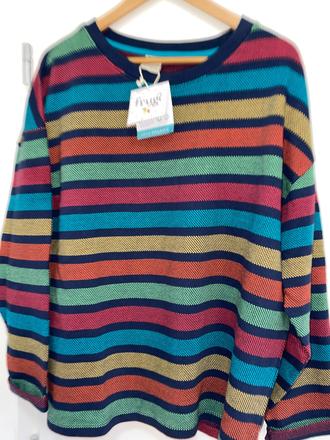 Krásny farebný svetrík z bio bavlny, 46 / 48