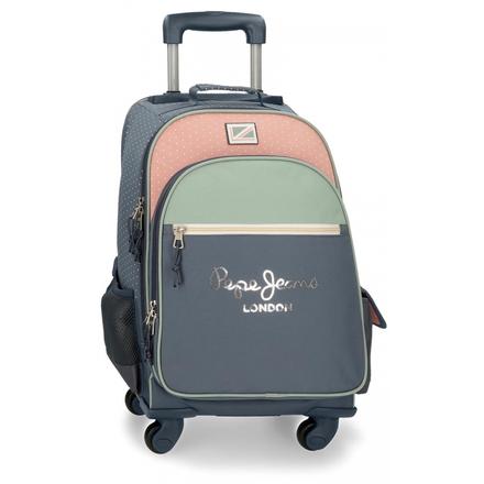 Cestovný/školský batoh na kolieskach pepe jeans,