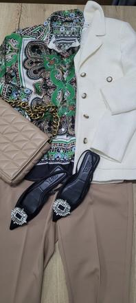 Saténová košeľa zara, zara,m